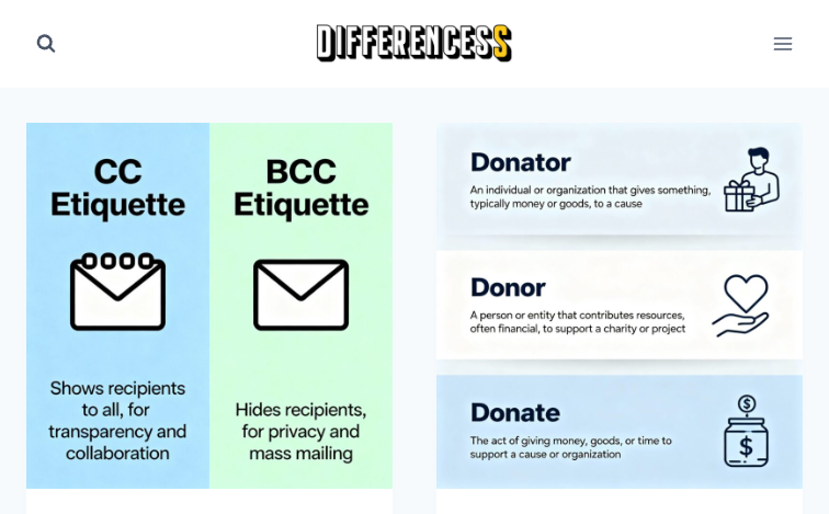 Differencesscom template programmatic SEO template - 0 monthly traffic