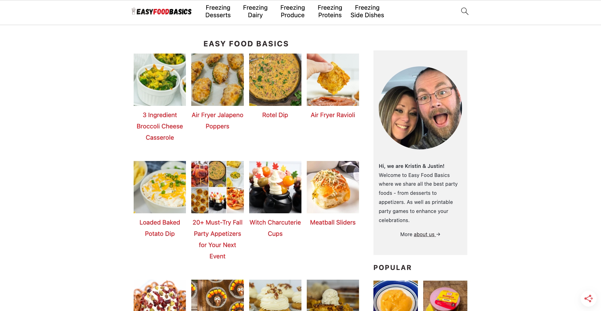 Easy Food Basics question-template programmatic SEO template - 0 monthly traffic