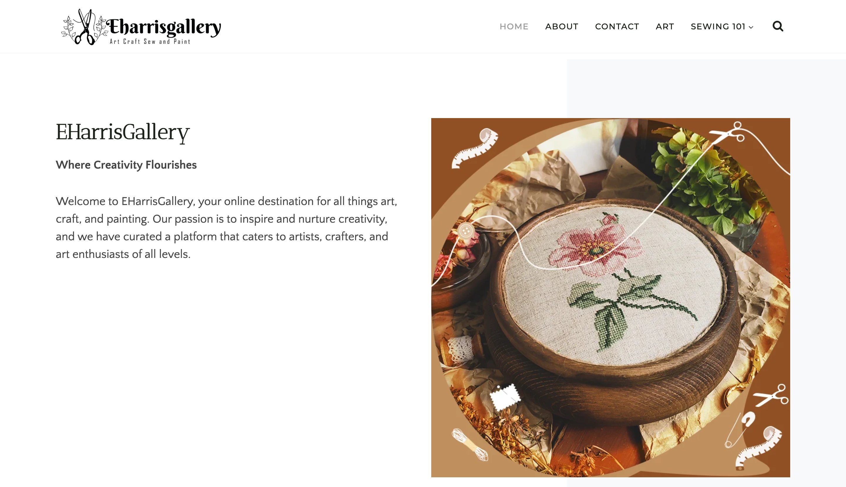 E Harris Gallery list-template programmatic SEO template - 0 monthly traffic