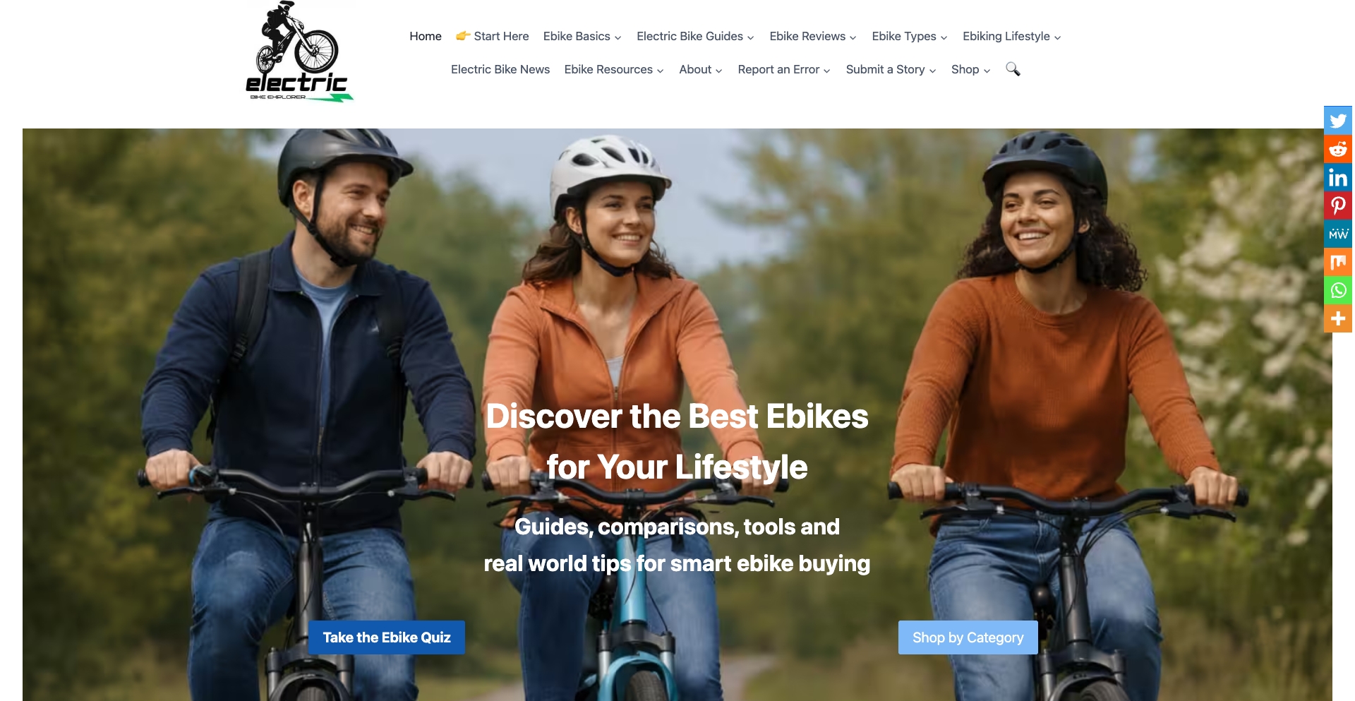 Electric Bike Explorer multi-axis programmatic SEO template - 0 monthly traffic