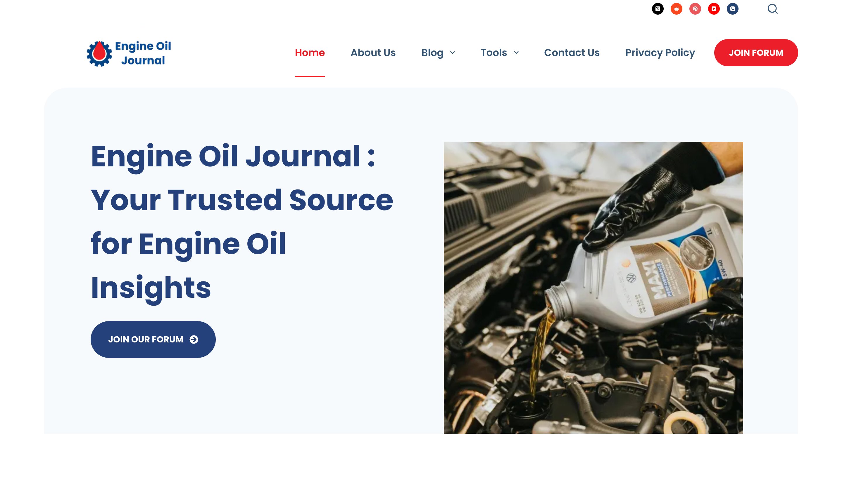 Engine Oil Journal vehicle-database programmatic SEO template - 4.8K monthly traffic