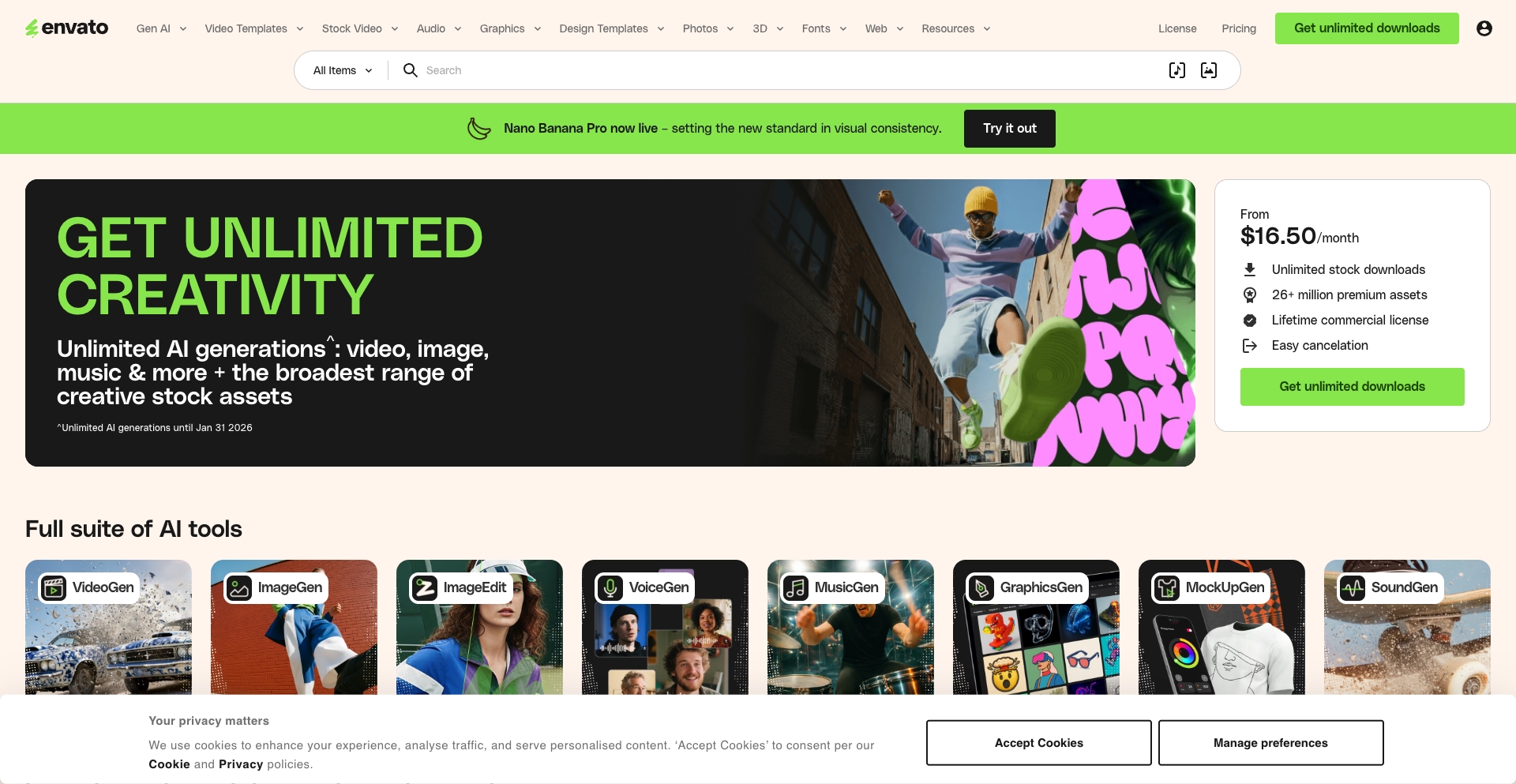 Envato Elements template-data programmatic SEO template - 32M+ monthly traffic