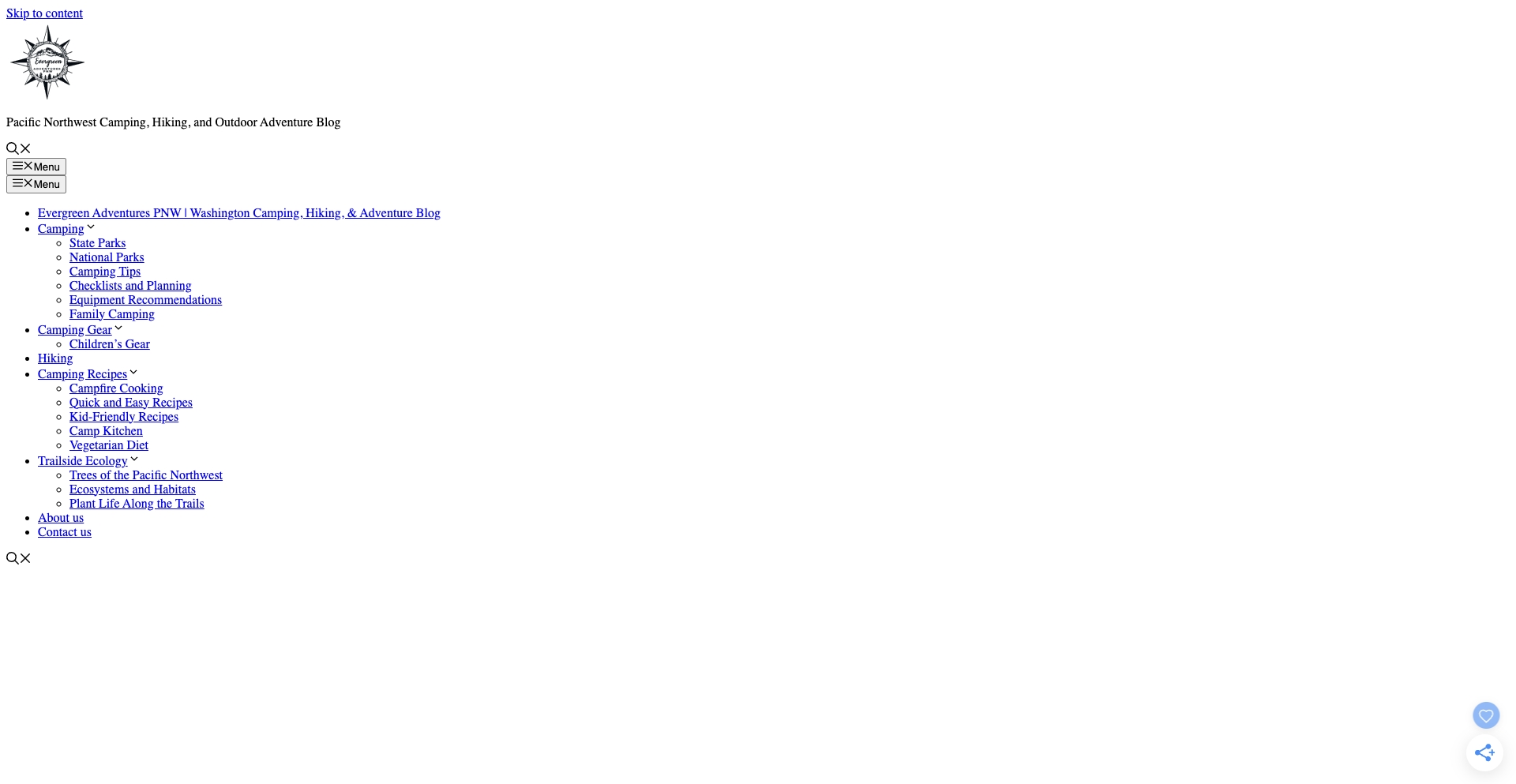 Evergreen Adventures PNW | Washington Camping, Hiking, & Adventure Blog location-data programmatic SEO template - 1 monthly traffic