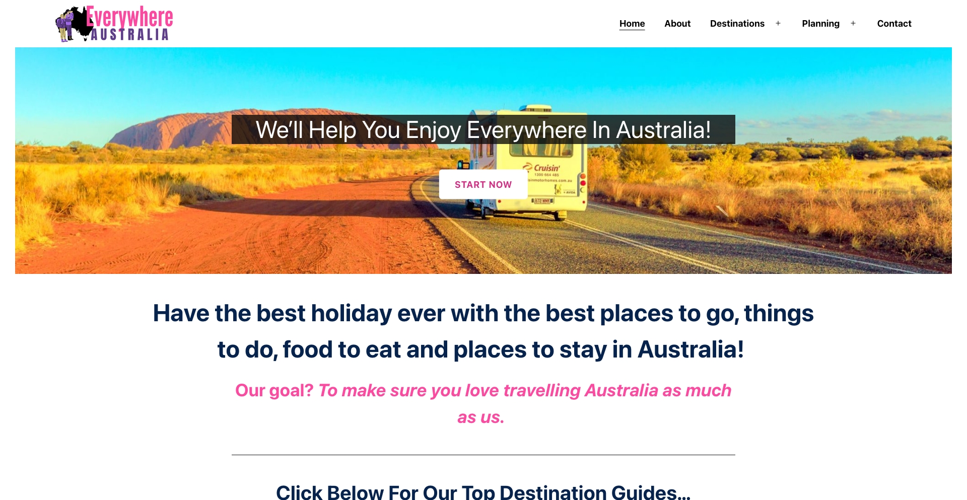 Everywhere Australia location-template programmatic SEO template - 94 monthly traffic