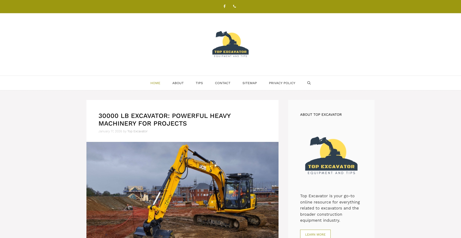 Top Excavator | Top Excavator entity-database programmatic SEO template - 0 monthly traffic
