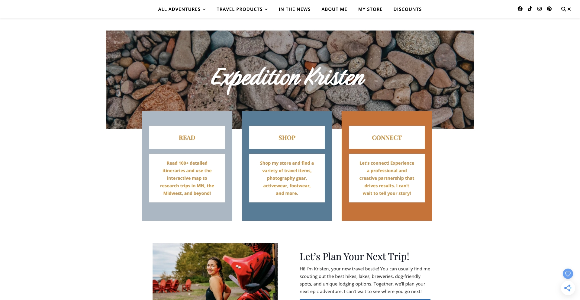 Expedition Kristen location-guide programmatic SEO template - 2.5K monthly traffic