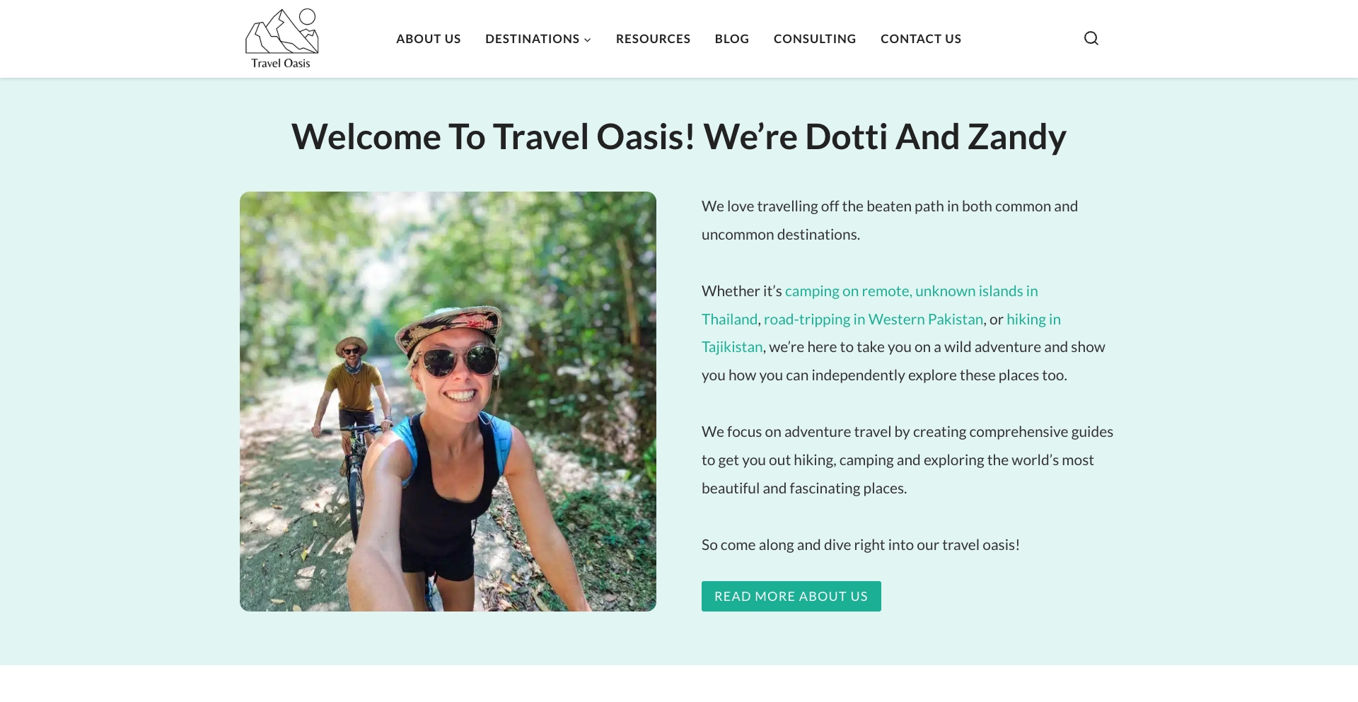 Exploretraveloasis content programmatic SEO template - 1312 monthly traffic