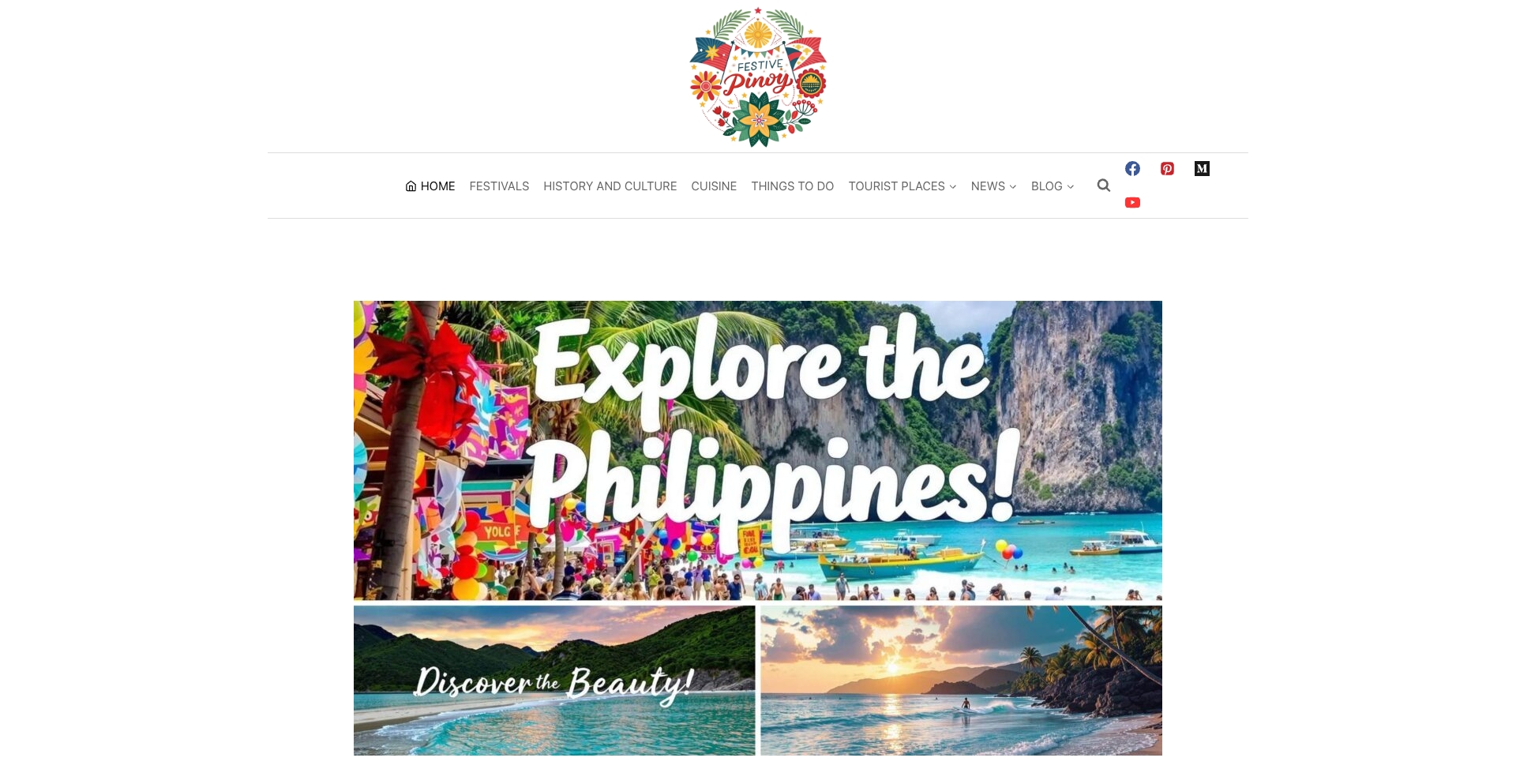 Festive Pinoy festival-database programmatic SEO template - 1.3K monthly traffic