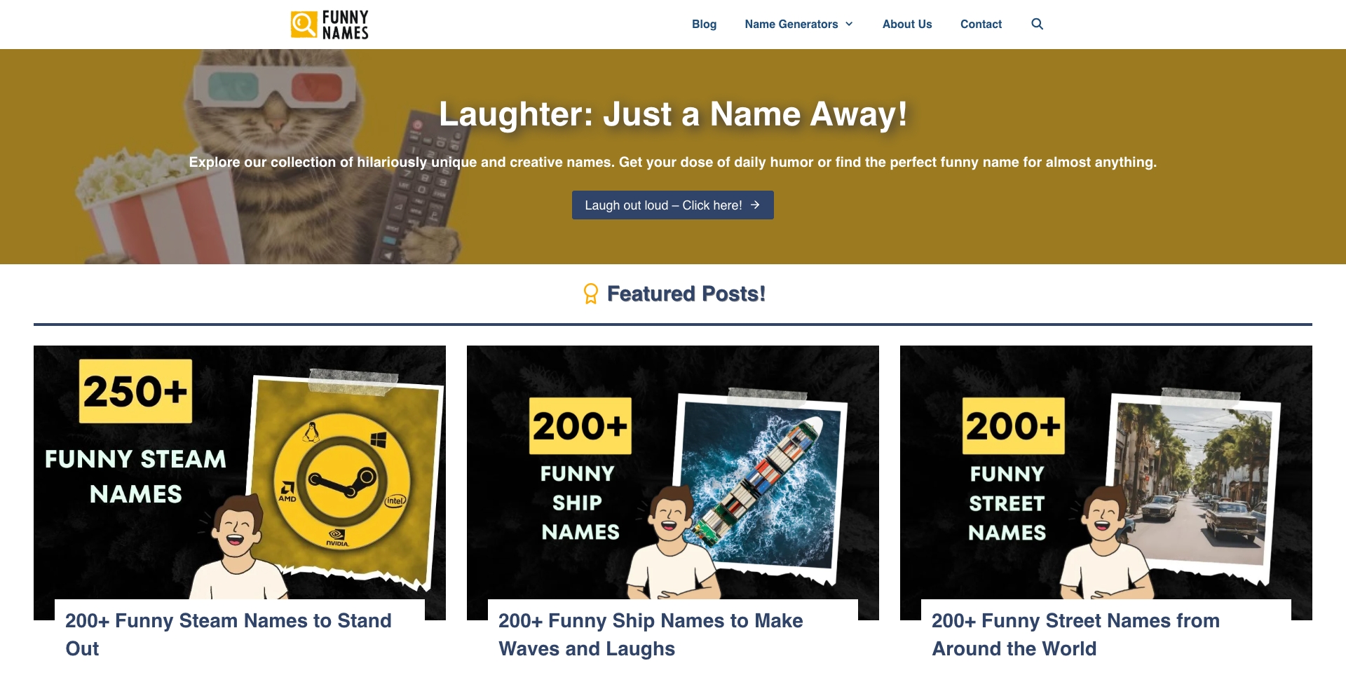 Findfunnynames entity-database programmatic SEO template - 69 monthly traffic