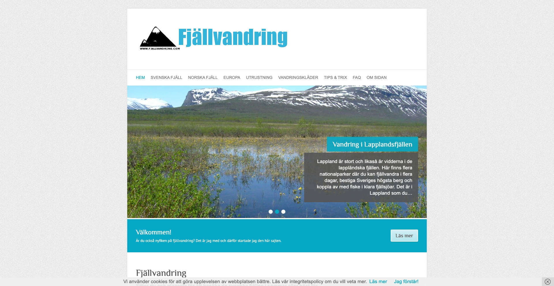 Fjällvandring location-data programmatic SEO template - 1782 monthly traffic