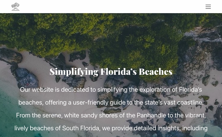 Florida Beaches Info location-template programmatic SEO template - 182 monthly traffic