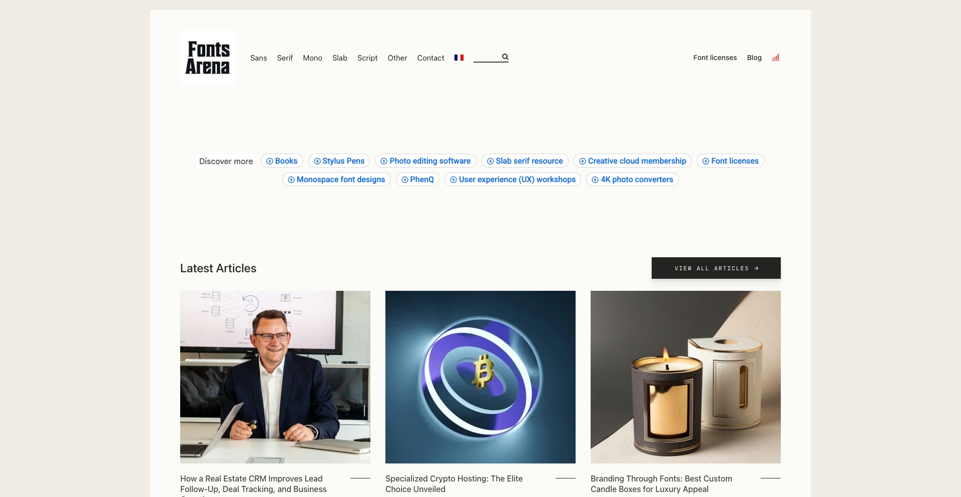 FontsArena — Free fonts, free alternatives, done-for-you-research articles. Ads-free open startup. comparison programmatic SEO template - 8247 monthly traffic