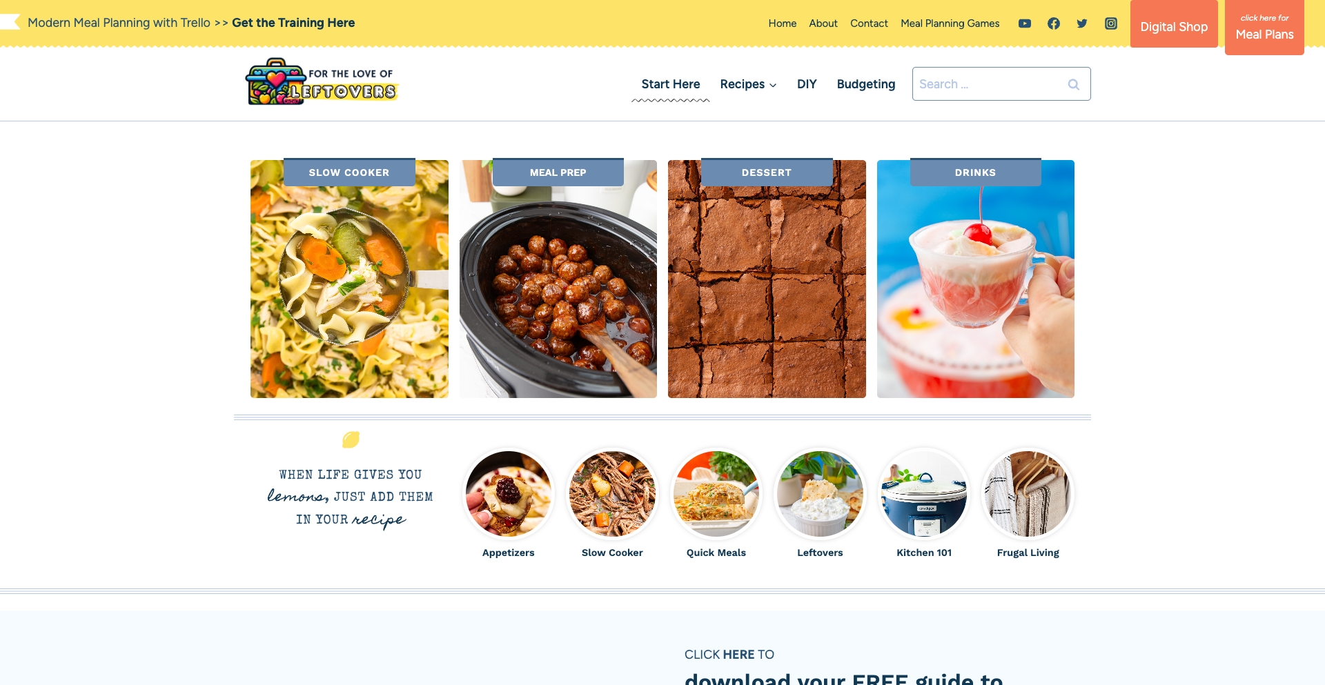 Fortheloveofleftovers content programmatic SEO template - 16 monthly traffic
