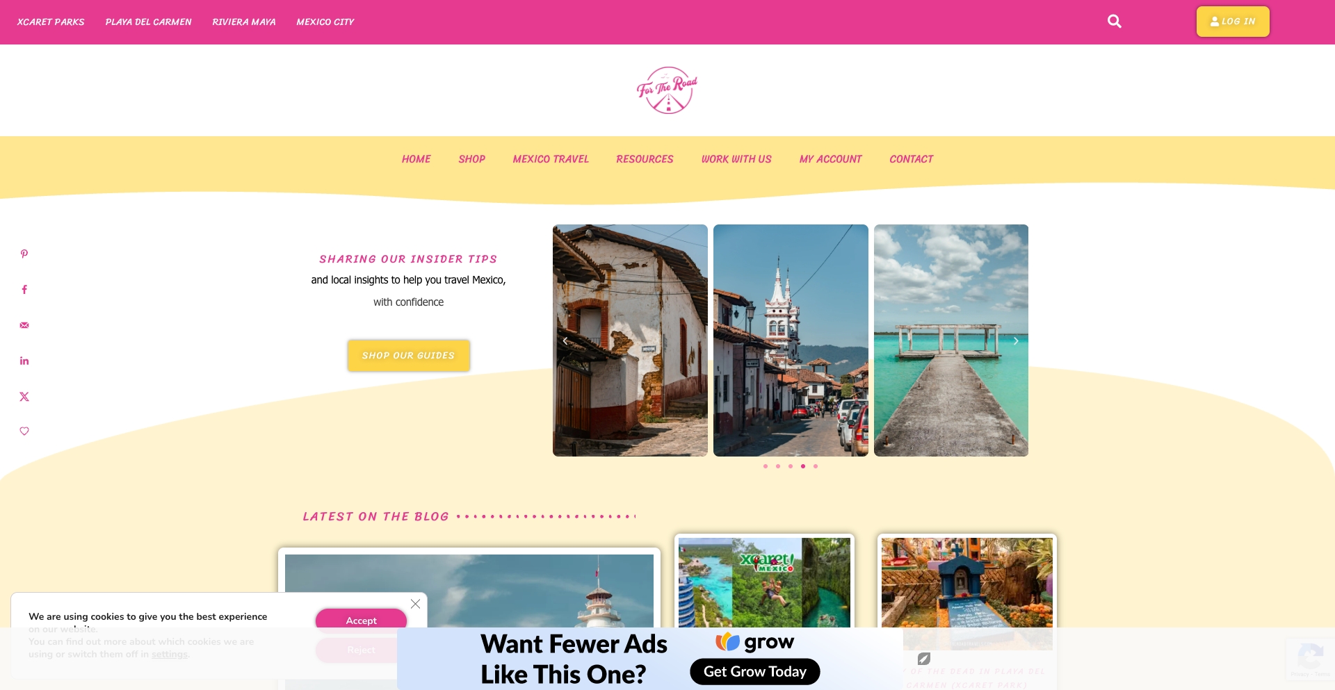Fortheroadtravels content programmatic SEO template - 36 monthly traffic