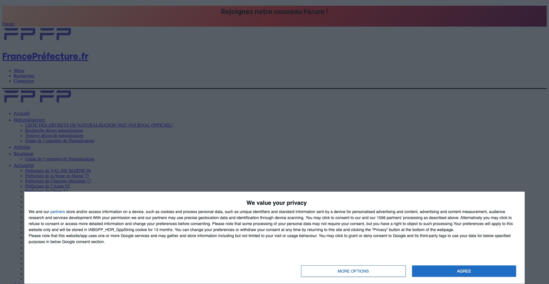 franceprefecture.fr location-template programmatic SEO template - 10K+ monthly traffic