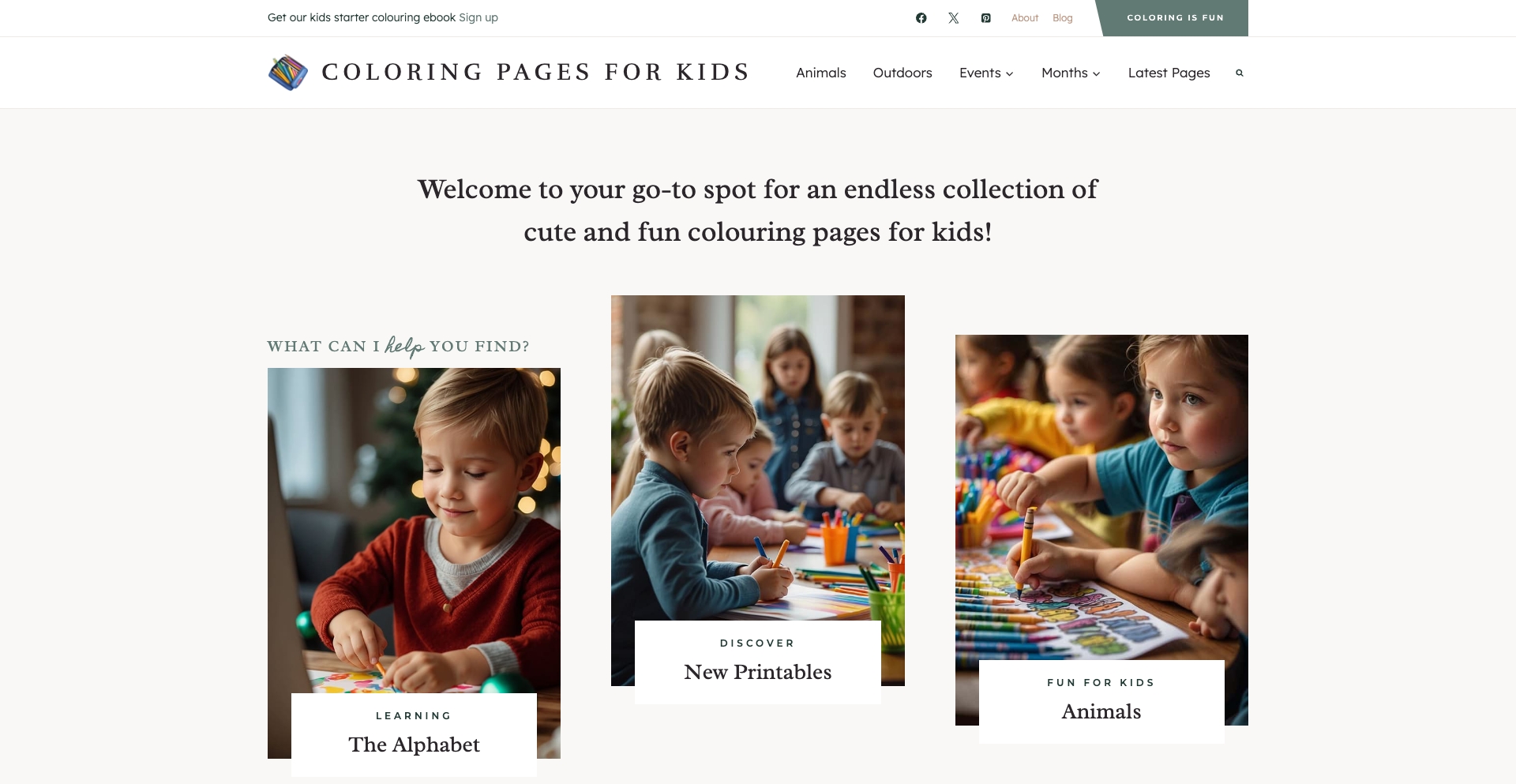 Freecolouringpagesforkids entity-database programmatic SEO template - 8 monthly traffic