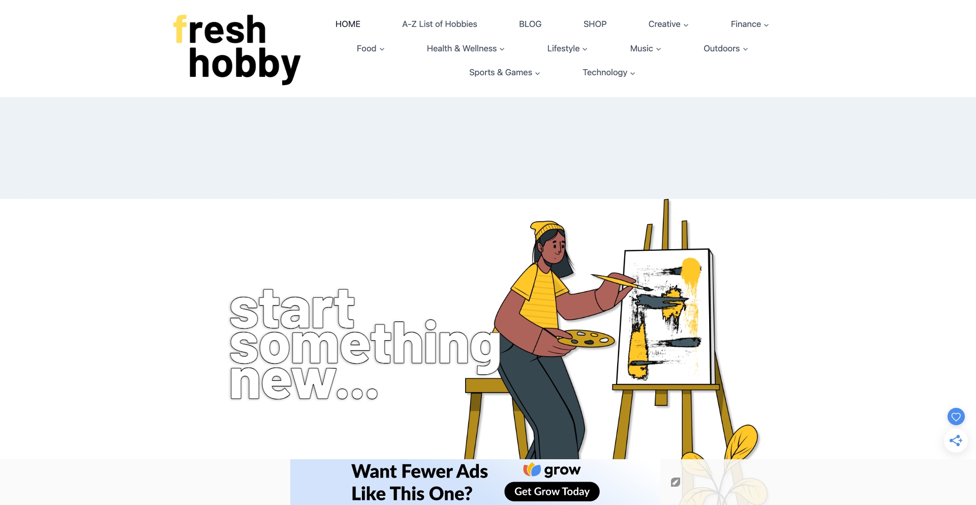 Fresh Hobby location-data programmatic SEO template - 22 monthly traffic