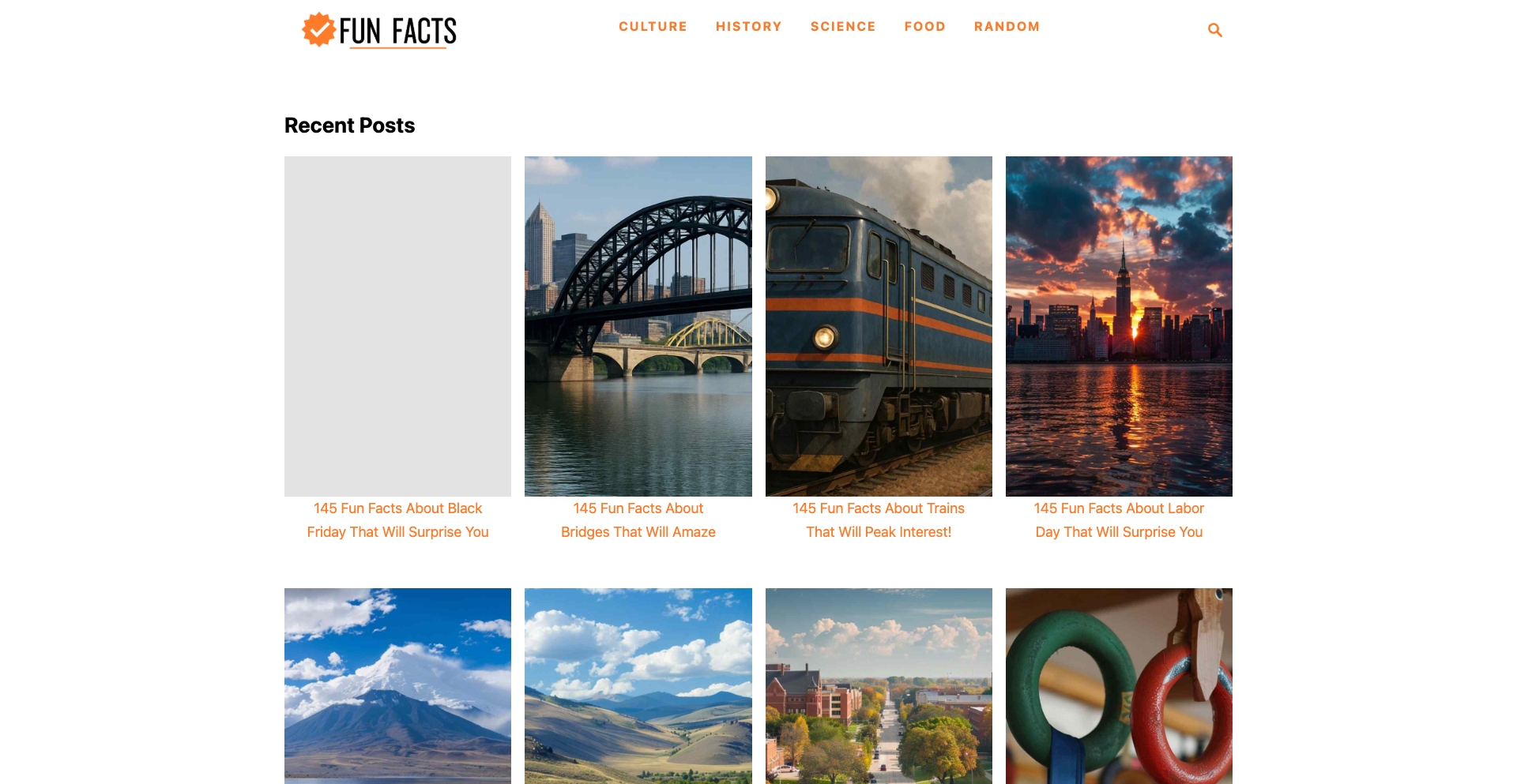 Fun Facts About Everything — Interesting, Weird & True location-data programmatic SEO template - 0 monthly traffic