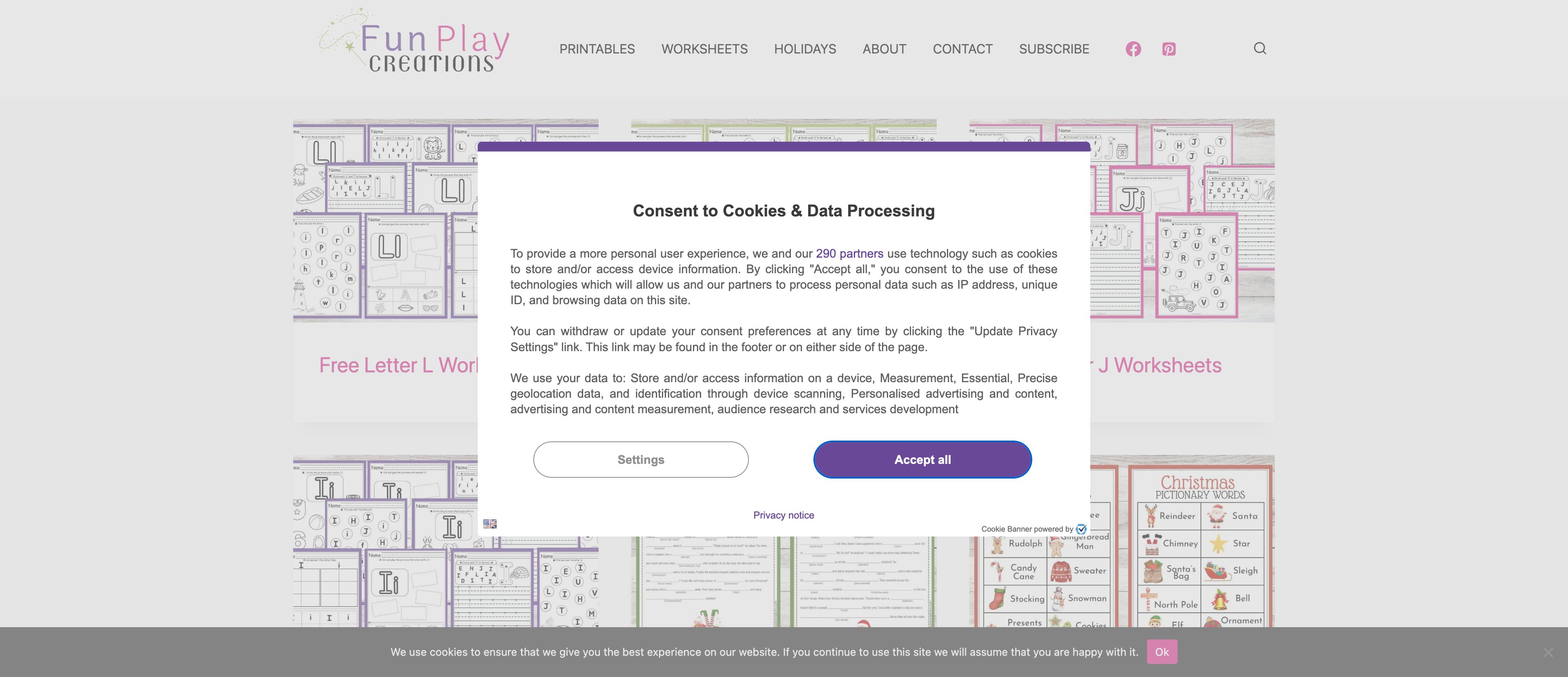 Funplaycreations content programmatic SEO template - 180 monthly traffic