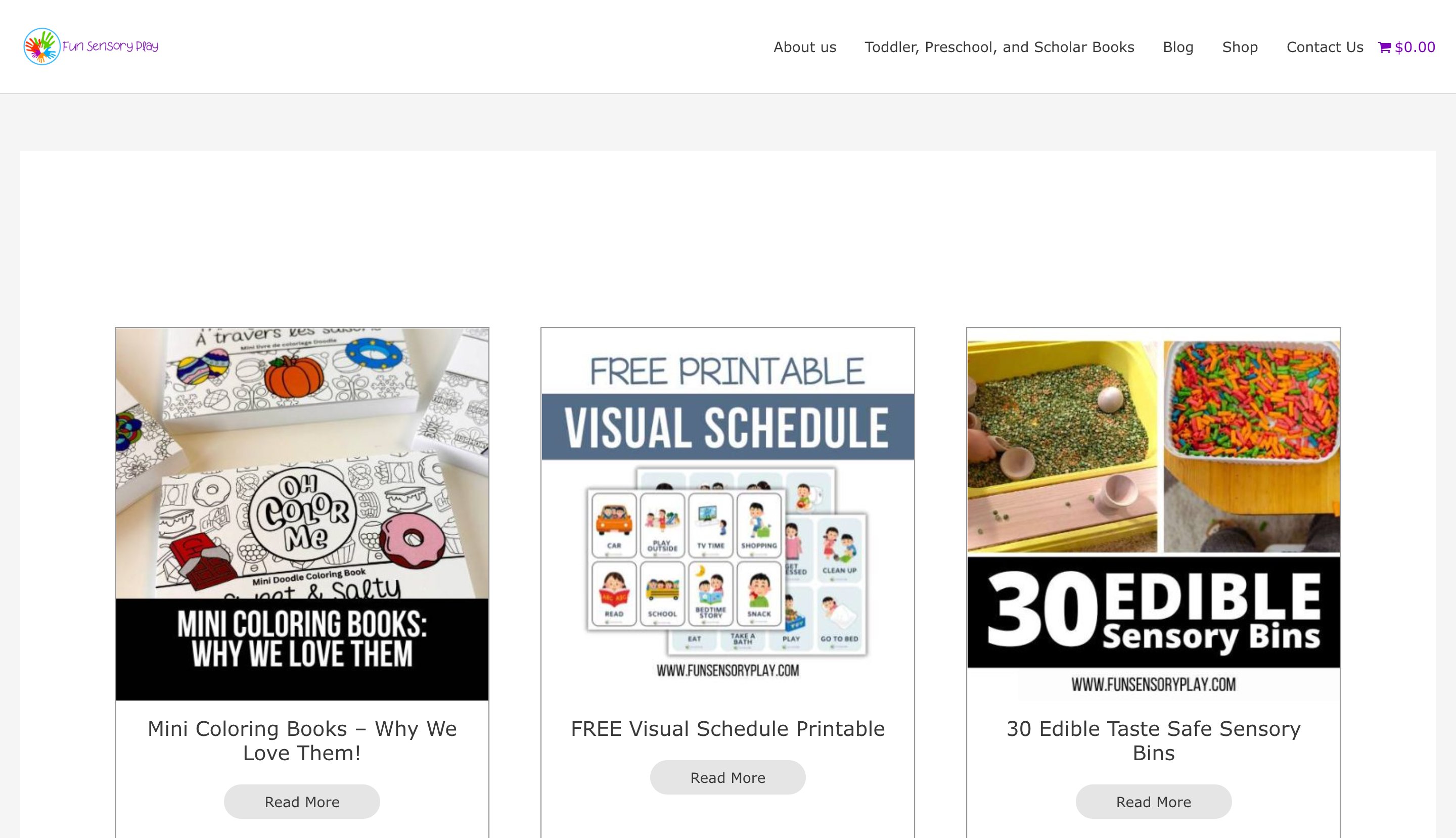 Funsensoryplay entity-database programmatic SEO template - 1876 monthly traffic