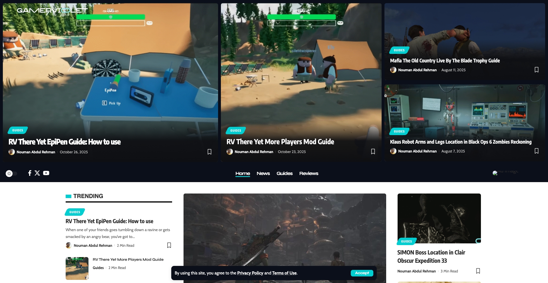 Gamerviolet content programmatic SEO template - 0 monthly traffic