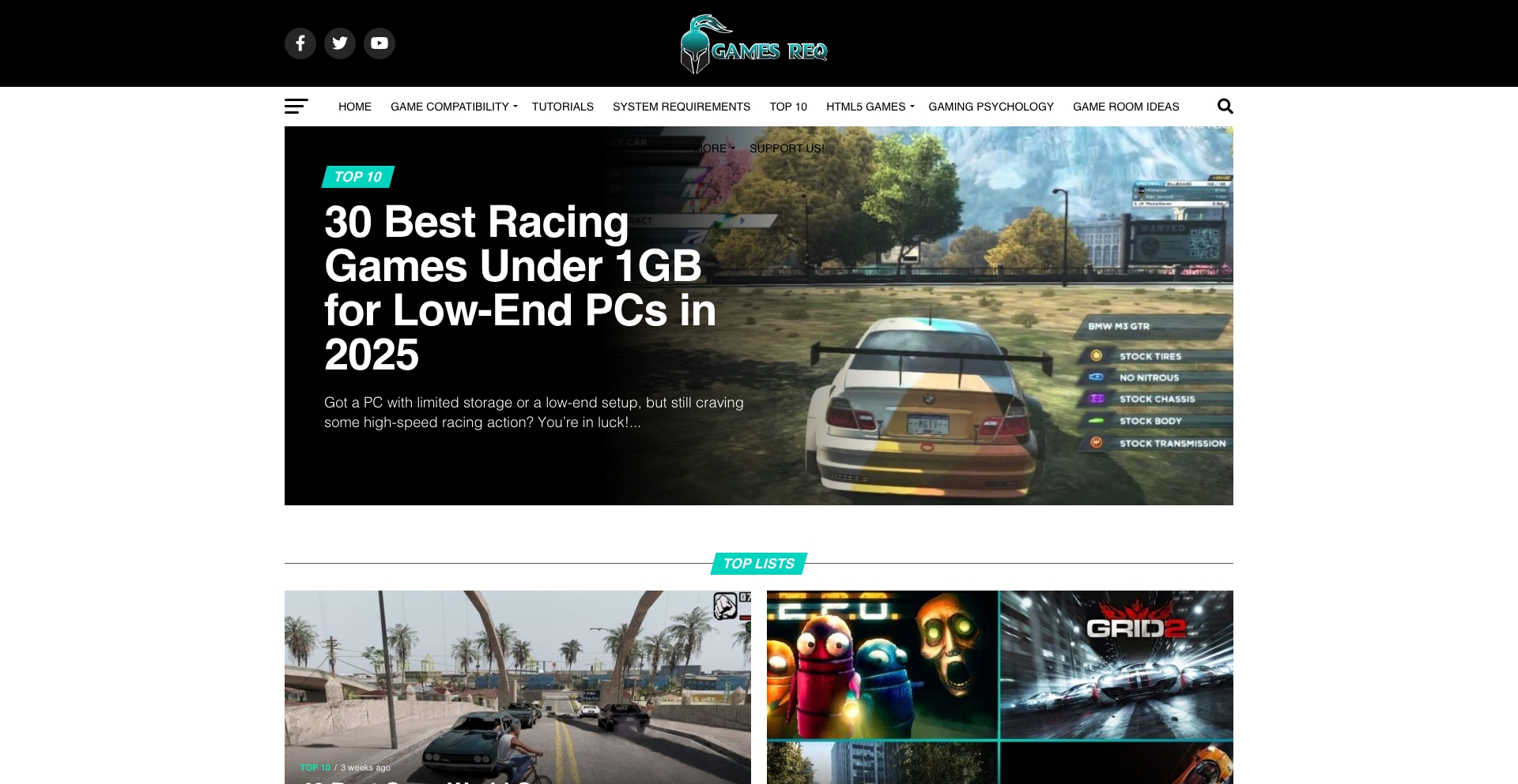 Games Req size-template programmatic SEO template - 0 monthly traffic