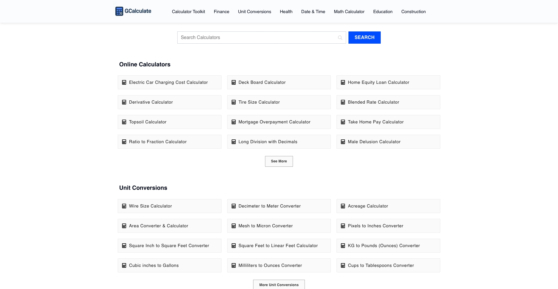 Gcalculate.com – Free Online Calculators location-data programmatic SEO template - 0 monthly traffic