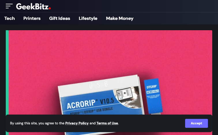 Geekbitzcom content programmatic SEO template - 0 monthly traffic