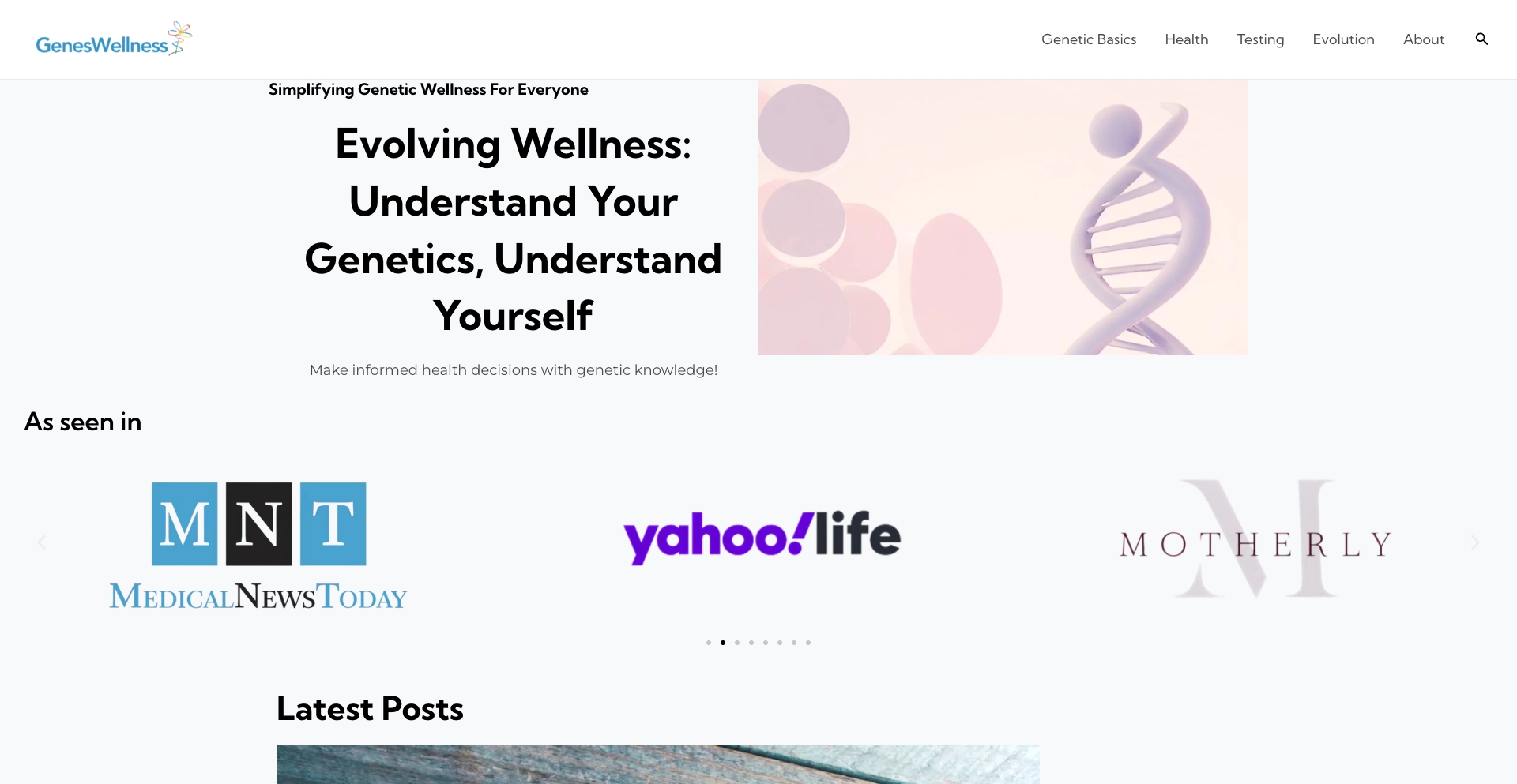 geneswellness.com location-data programmatic SEO template - 10K+ monthly traffic