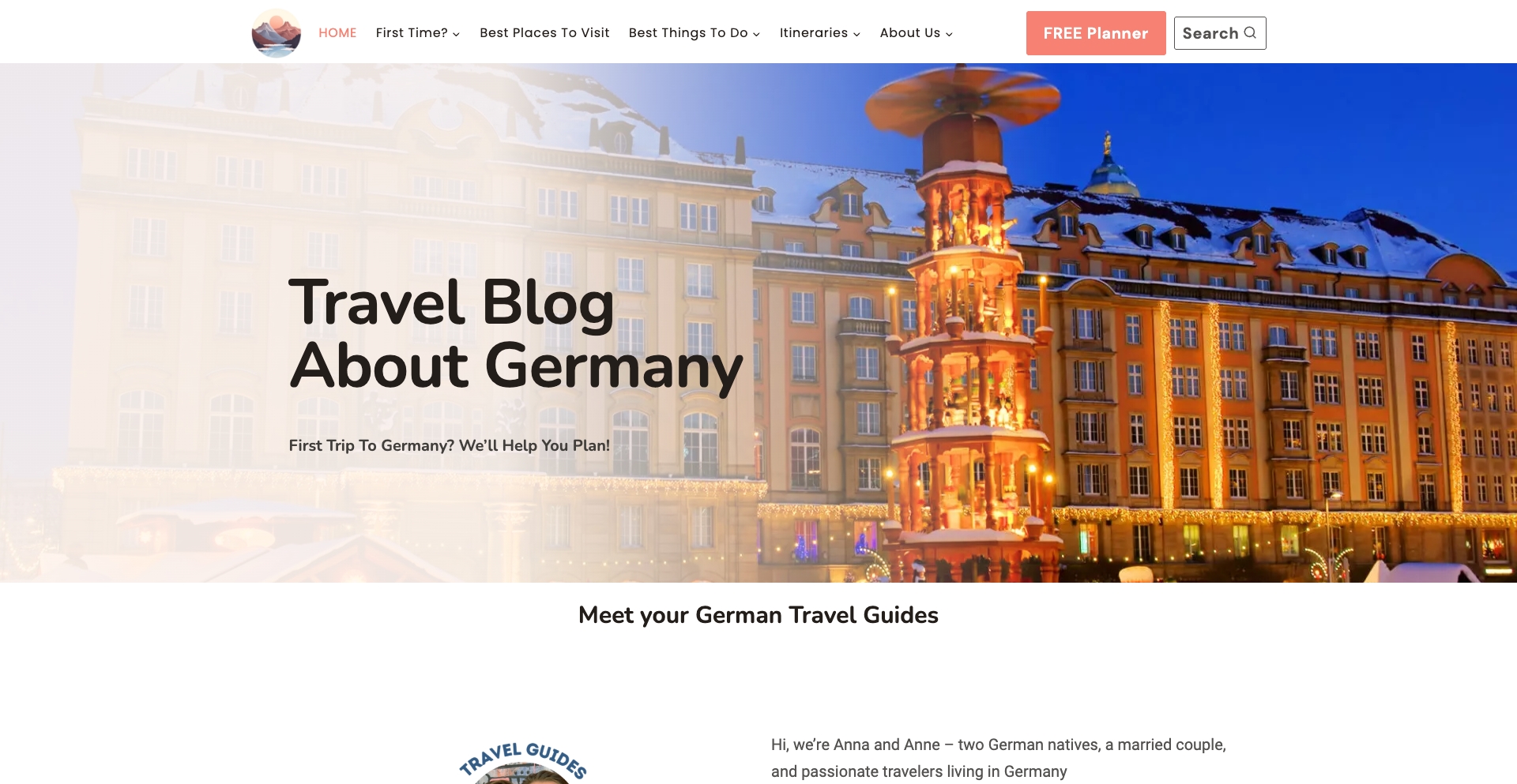 Germany Travel Blog | Germany Things To Do location-data programmatic SEO template - 142 monthly traffic