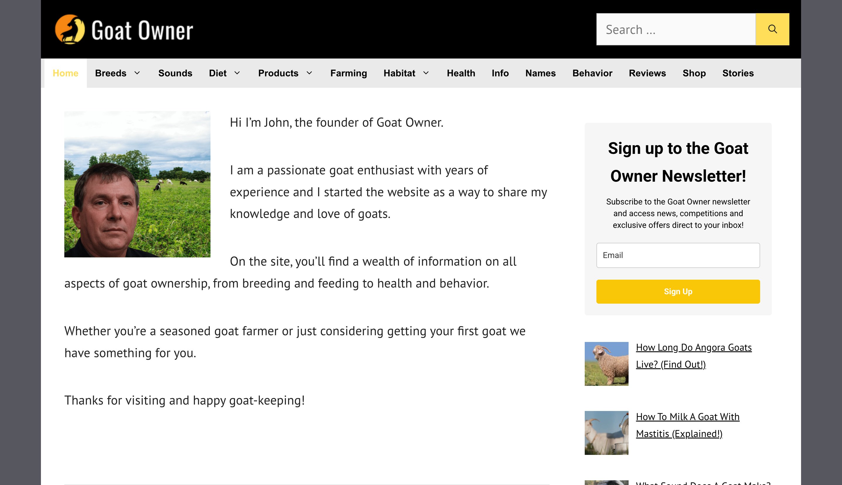 goatowner.com location-data programmatic SEO template - 10K+ monthly traffic