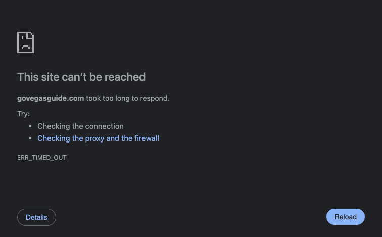 Govegasguidecom content programmatic SEO template - 0 monthly traffic