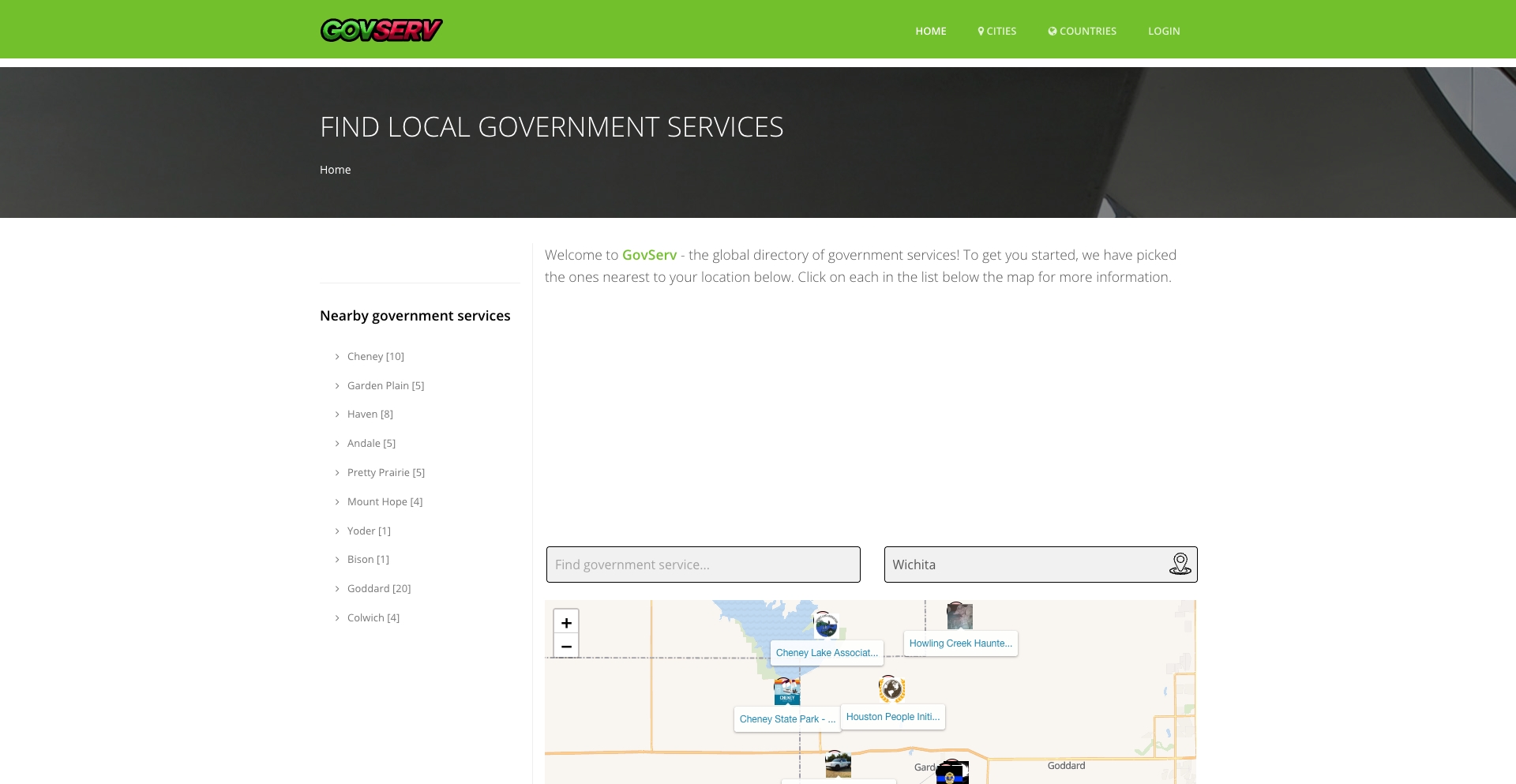 Govserv comparison programmatic SEO template - 0 monthly traffic