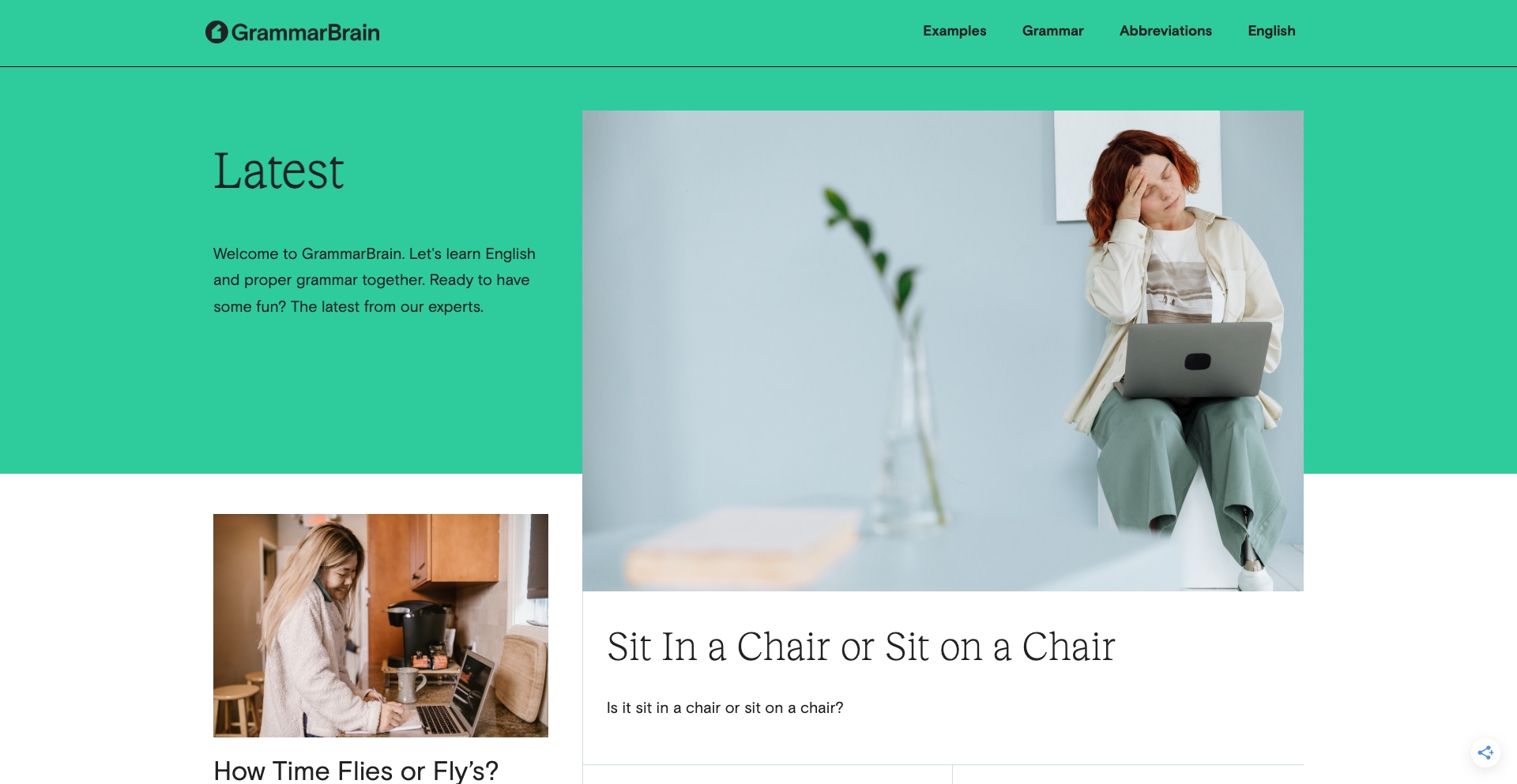 Grammar Brain grammar-template programmatic SEO template - 1.7K monthly traffic