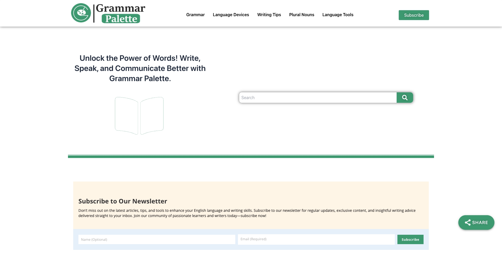 Home | Grammar Palette comparison programmatic SEO template - 18309 monthly traffic
