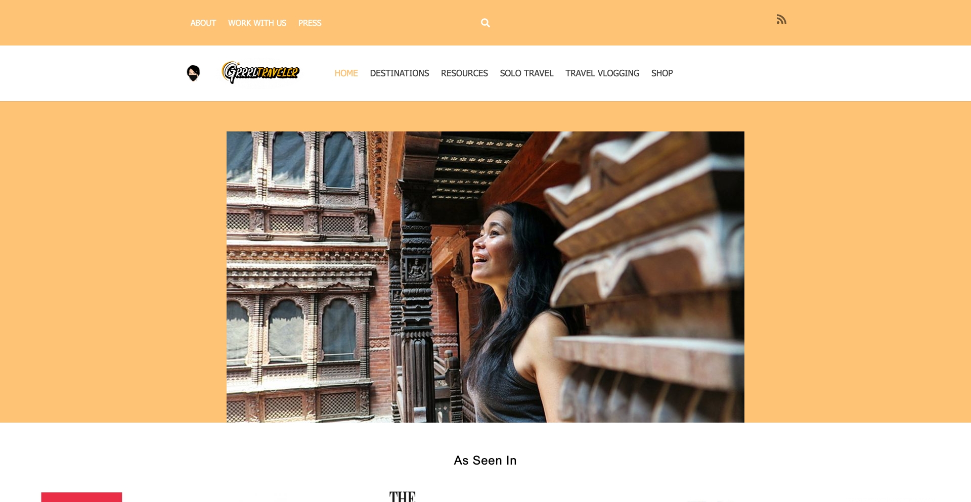 Female Solo Travel Blog location-data programmatic SEO template - 9174 monthly traffic