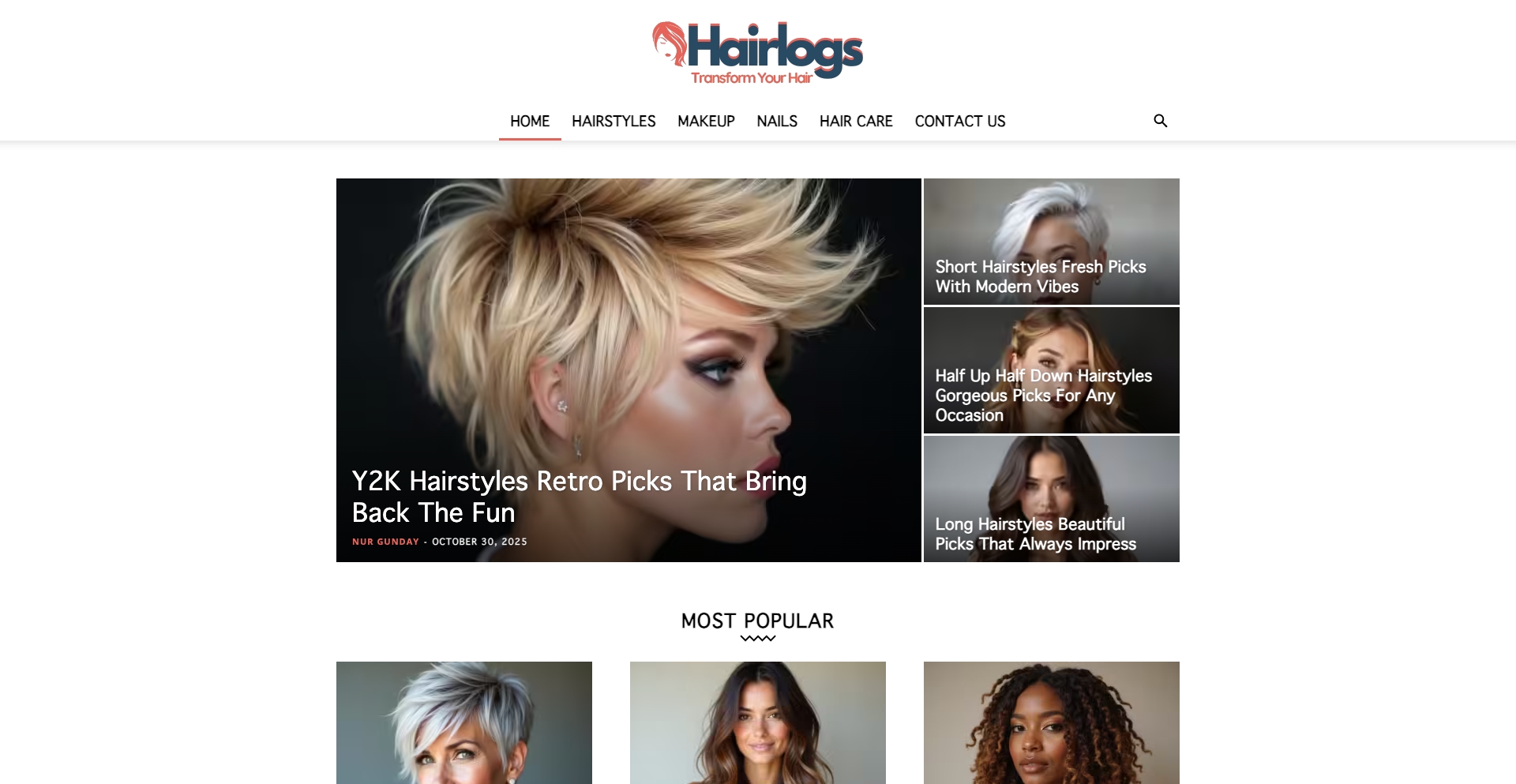 Hairlogscom content programmatic SEO template - 0 monthly traffic
