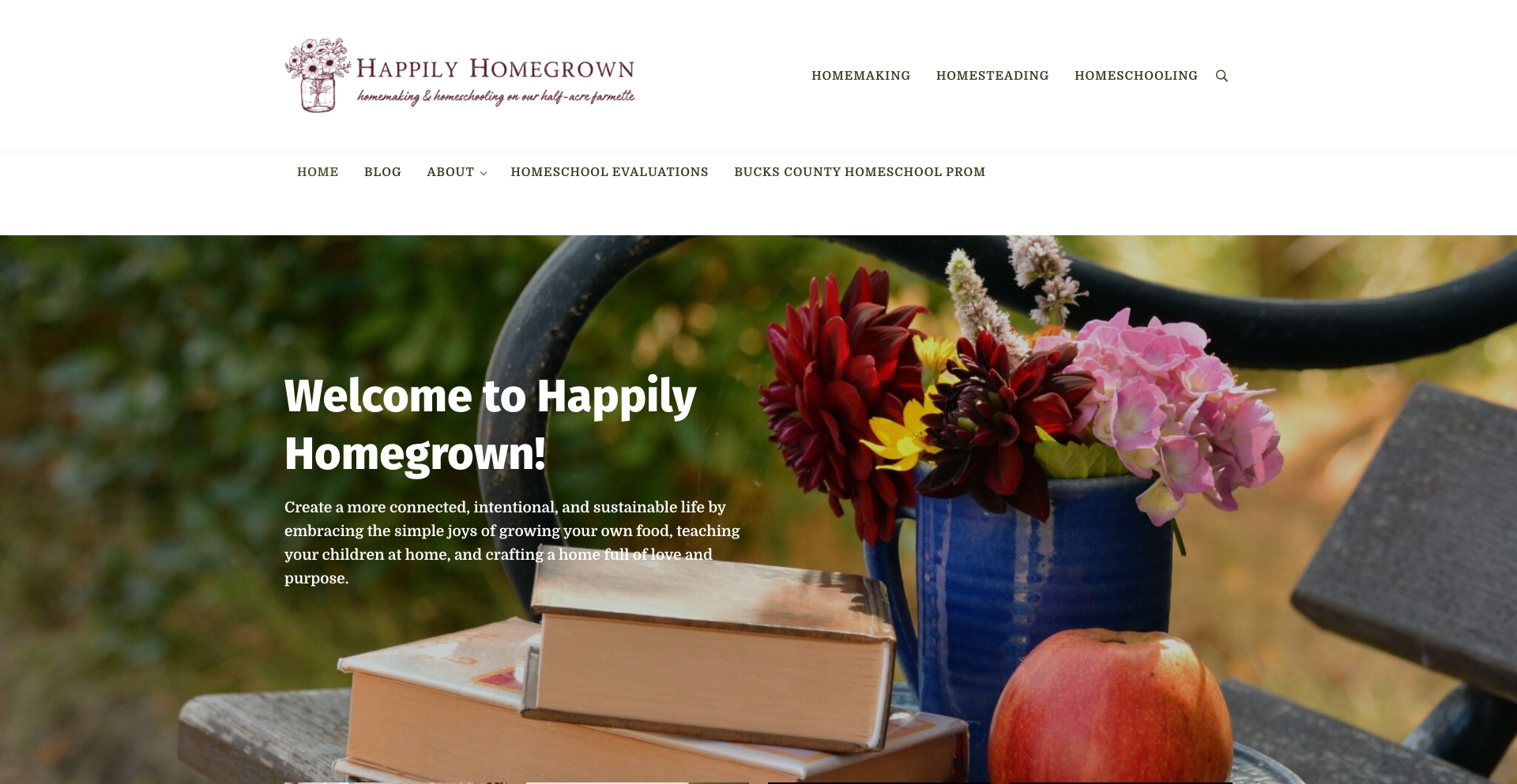 Happily Homegrown category-taxonomy programmatic SEO template - 1.6K monthly traffic