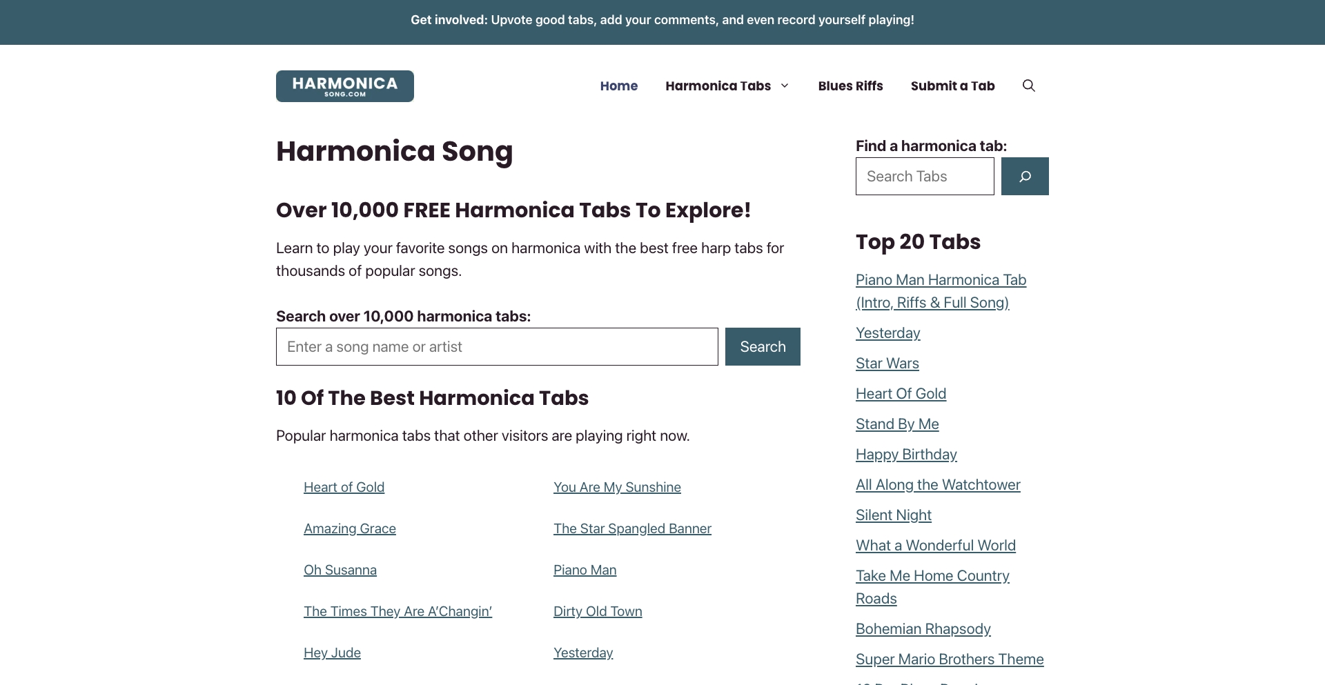 harmonicasong.com location-data programmatic SEO template - 10K+ monthly traffic