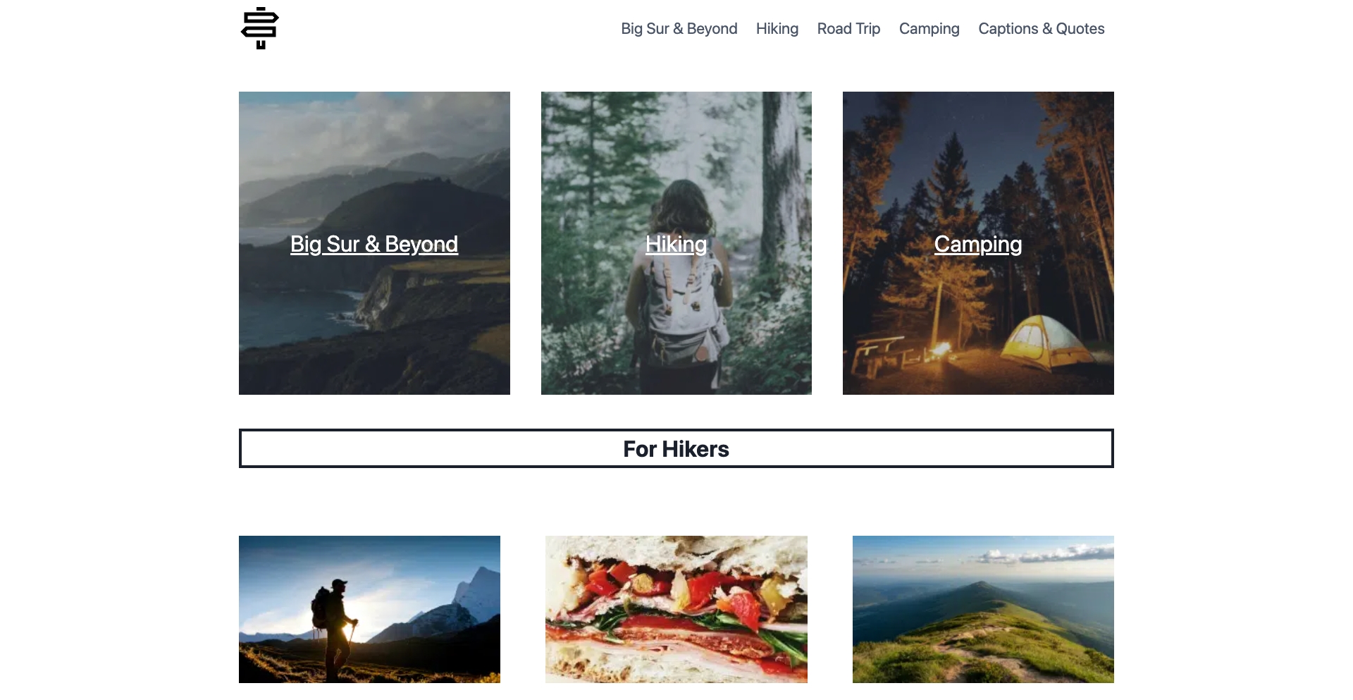Hiking in Big Sur template programmatic SEO template - 9085 monthly traffic