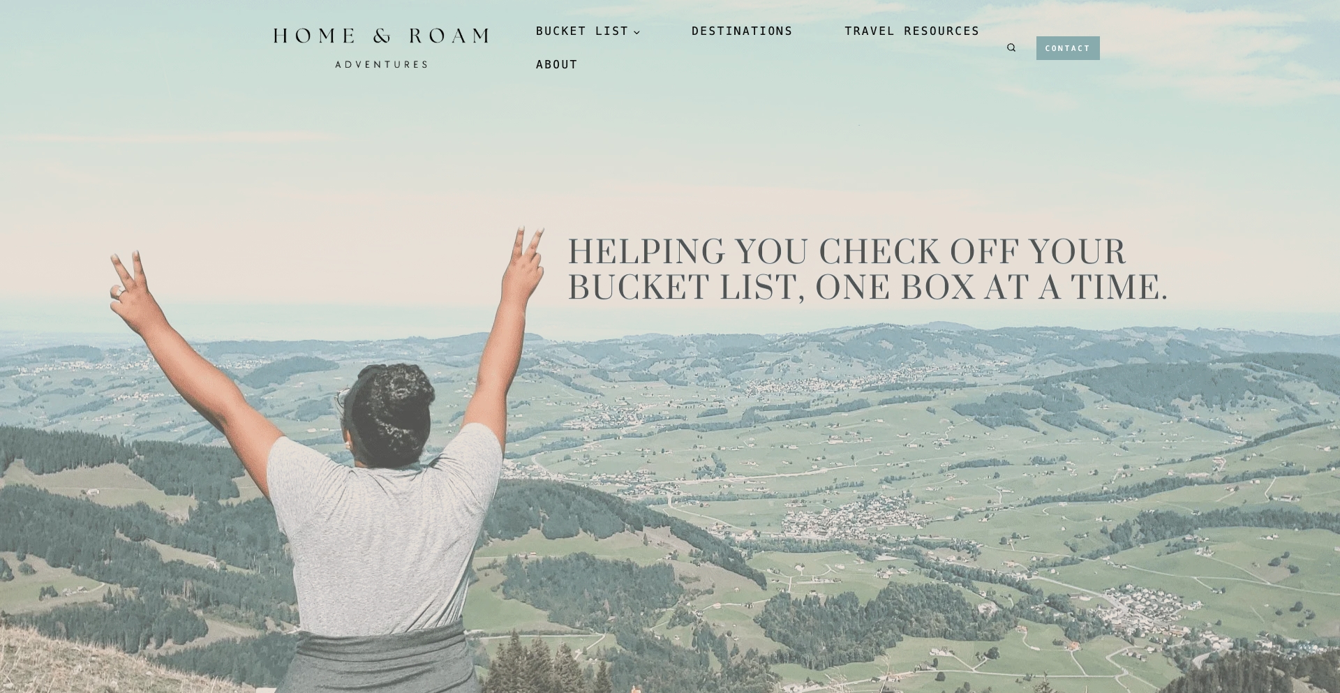 Home and Roam Adventures- Bucket List Travel location-data programmatic SEO template - 2225 monthly traffic