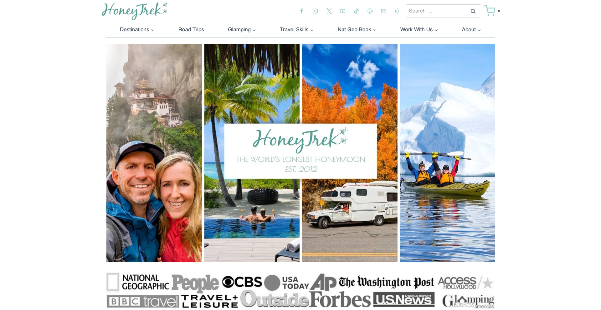 Honeytrek content programmatic SEO template - 10859 monthly traffic