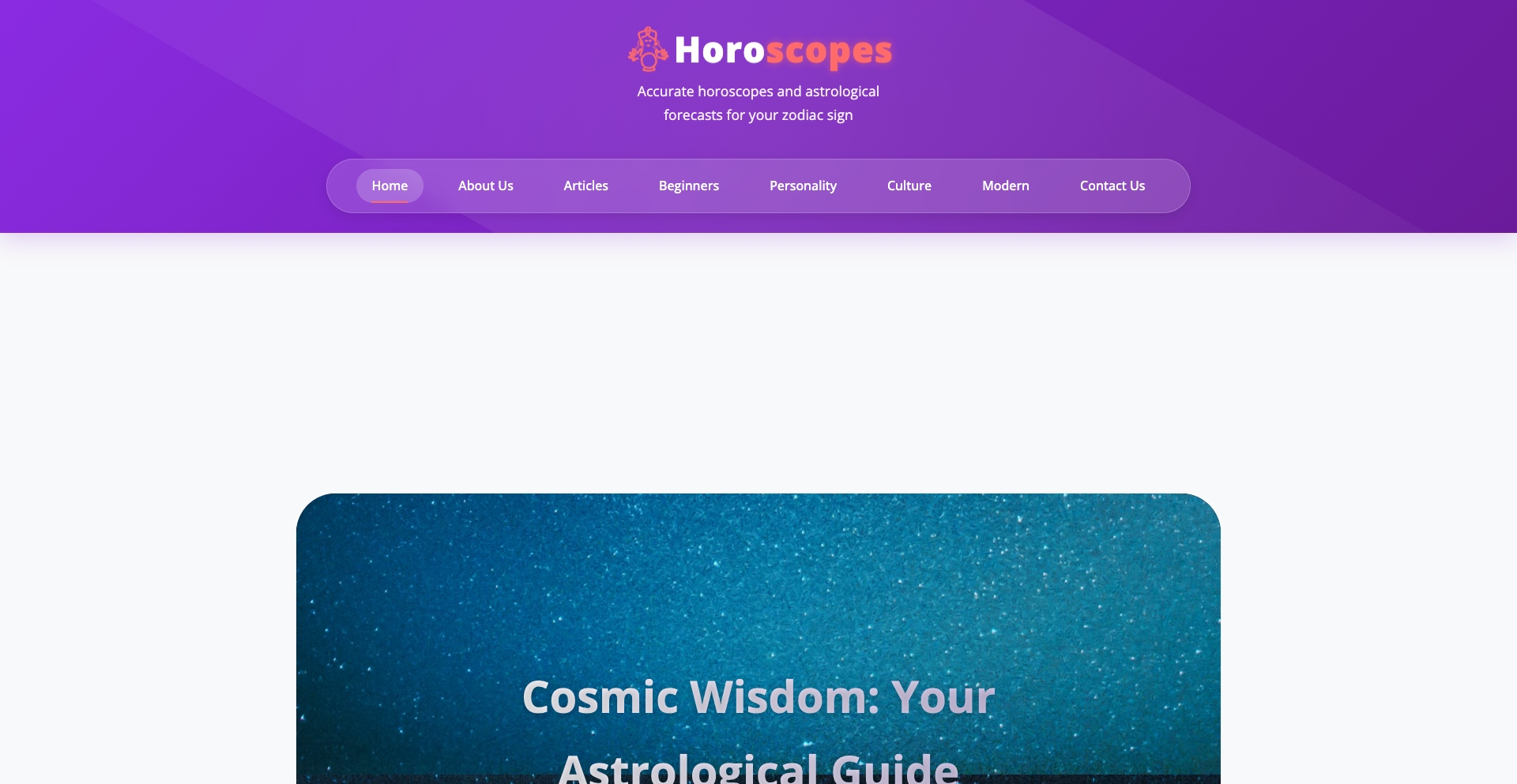 Horoscopes zodiac-entity programmatic SEO template - 465 monthly traffic