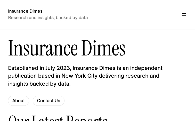 Insurancedimes content programmatic SEO template - 29 monthly traffic