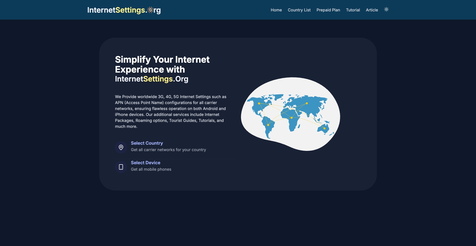 InternetSettings location-data programmatic SEO template - 18 monthly traffic