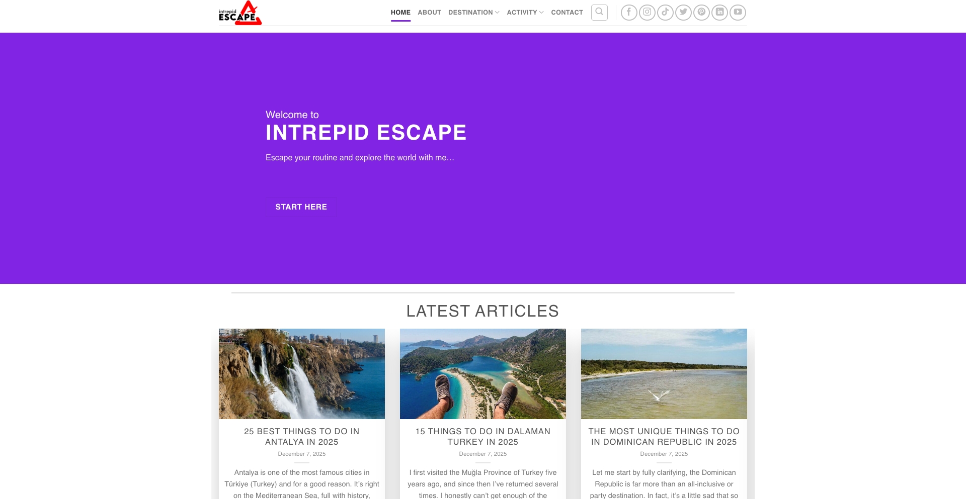 Intrepid Escape country-activity programmatic SEO template - 18664 monthly traffic
