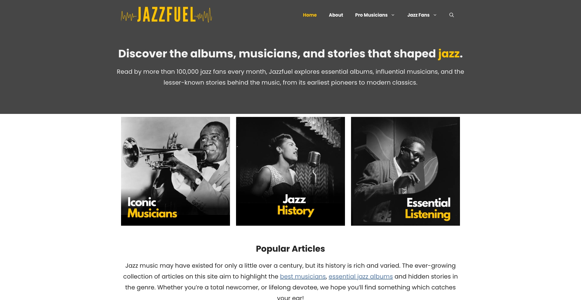 Jazzfuel content programmatic SEO template - 44495 monthly traffic