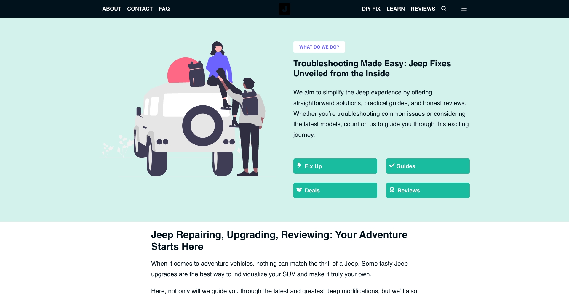 Jeep Inside entity-database programmatic SEO template - 0 monthly traffic