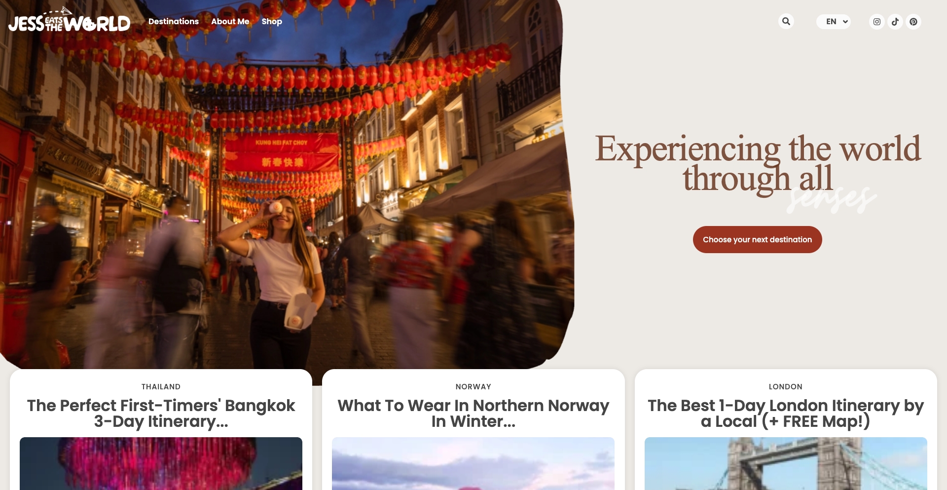 Jesse Eats The World location-template programmatic SEO template - 5K monthly traffic