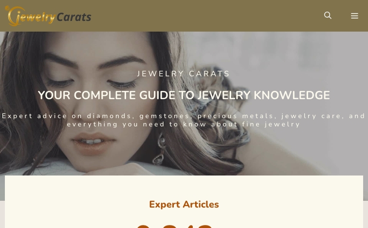 Jewelrycarats content programmatic SEO template - 30 monthly traffic